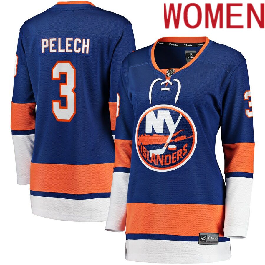Women New York Islanders 3 Adam Pelech Fanatics Branded Royal Home Breakaway Player NHL Jersey